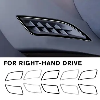 Pre Mercedes A GLA CLA Triedy W176 X156 C117 Uhlíka Vľavo, Vpravo A Dashboard Vlákniny Príslušenstvo Odvod Vzduchu Interiéru Rám J8S9