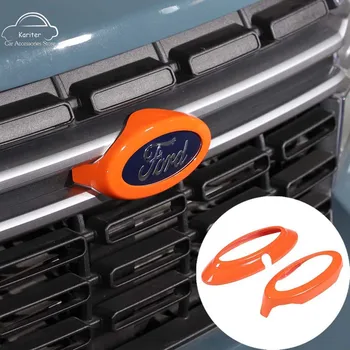 Pre Ford Maverick 2022 ABS Orange Auto Predné, Zadné, Logo Späť Znak, Odznak Dekorácie Rám, Kryt Výbava Auta Úprava Príslušenstvo
