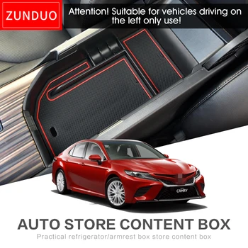 ZUNDUO Pre Toyota CAMRY 2018-2021 Auto Strednej lakťovej opierky Box úložný box Interiérové Doplnky Zakladanie Upratovanie, Kontajner Organizátori