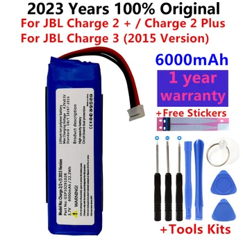 Originál Nové 6000mAh GSP1029102R Batérie pre JBL Charge 2 Plus,Poplatok 2+,poplatok 3 2015 Verzia Bezplatné Nástroje