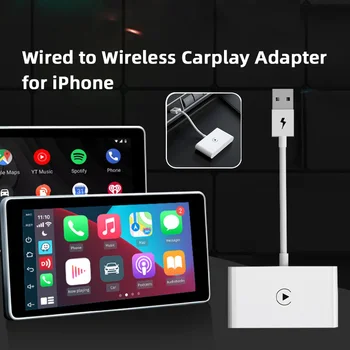iPhone Bezdrôtový CarPlay Adaptéru/Dongle, iPhone Káblové Wirelss Carplay Converter Pre OEM Pôvodné Káblové CarPlay Auto