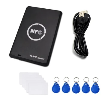 RFID Kopírka Rozmnožovacie Kľúčenka NFC kariet Smart Card Reader Spisovateľ 13.56 Mhz Šifrované Programátor USB UID EM4305 Karta Značky Kópia