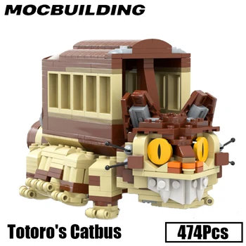 Catbus Mačka Autobus Model Anime Zvierat Kreatívne Stavebné kamene, Tehly Môj Sused HOBBY Hračky, Darčeky pre Deti