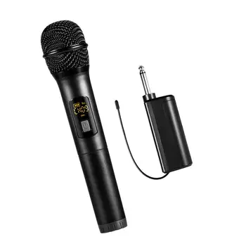 Kovové Bezdrôtový Mikrofón Kovové Bezdrôtový Mikrofón Kovové Mikrofón S Vynikajúcou Kvalitou Zvuku Ručný MIKROFÓN Pre Karaoke