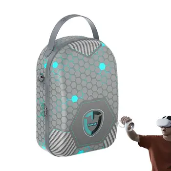VR Okuliare Úložný Box nárazuvzdorný Honeycomb Hard Shell Dizajn Skladovanie Taška Veľká Kapacita VR Okuliare Prípade Pre Cestovanie
