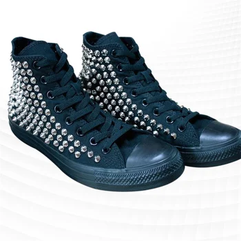 Všetky black vysoký vrchol zásobníka príslušenstvo vlastné plátno topánky integrované athleisure topánky dámske topánky 35-46