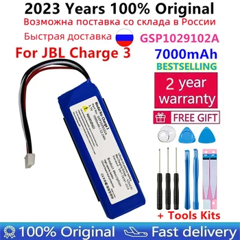 100% Originálne Nové 3,7 V Batéria 7000mAh Bateria GSP1029102A Pre JBL Charge 3 Batérie Nástroje Súpravy