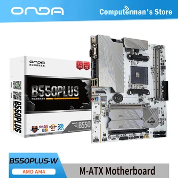 ONDA B550 PLUS W M-ATX AMD podporuje RYZEN R5 3600 4500 5500 5600 5600G DDR4 64 G 3600MHz M. 2 USB3.0 Zásuvky AM4 základnej Dosky Série