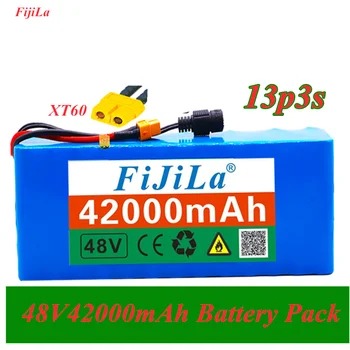 48V batterie 13s3p 42Ah batterie pack 1000W vysoký výkon batterie Klince elektrische fahrrad BMS mit XT60 stecker