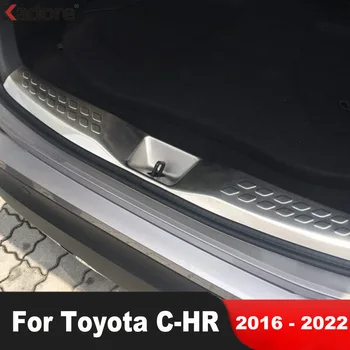Zadný Kufor Bumper Kryt Výbava Pre Toyota CHR C-H 2016 2017 2018 2019 2020 2021 2022 Ocele Auto zadných dverí Dvere, Parapetné Dosky Stráže