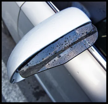2 ks univerzálny Spätné zrkadlo dažďový štít pre Opel Astra g/vop/j/h, Corsa Insígnie Mokka KX3 KX5