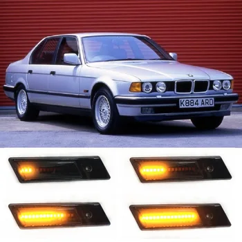 Vhodné na BMW 5 Series E34 1987 1988 1989 1990 1991 1992 1993 1994 1995 1996 Dynamické LED Strane Marker Zase Svetelný Signál na Čítanie