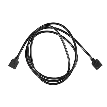 LED Pásy, RGB 4 Pin Female na Konektor Samica Predlžovací Kábel Čierny 1M