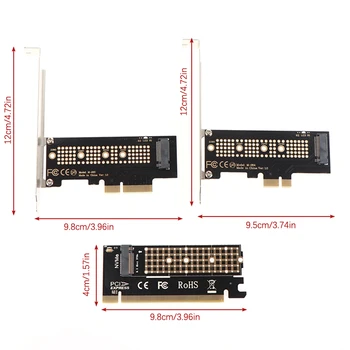 1 ks M. 2 ssd SSD Pevný Disk PCI-E 1x/4x/16x Karty Adaptéra PCI-E M. 2 S Držiakom Pre NGFF Sata3.0 SSD M2 Pcie Adaptér