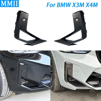 Pre BMW X3M F97 X4M F98 2019-23 Skutočné Výmeny Uhlíkových Vlákien Predný Nárazník Spojler Vzduchu Kryt Auto Dovybavenie Príslušenstvo