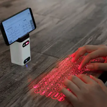 Virtuálne Laser Klávesnica Bezdrôtová Dotyk Projektor Phone Pre Počítač Iphone Pad Notebook S Myšou Funkcia
