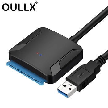 OULLX USB 3.0 na Sata Adaptér Converter Kábel USB3.0 Pevného Disku Converter Adaptér pre Samsung, Seagate WD 2.5 3.5 HDD SSD Adaptér
