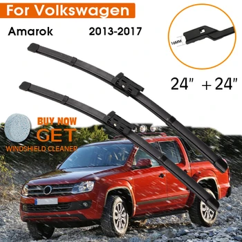Auto Stierača Pre Volkswagen Amarok Roky 2013-2017 Čelné Sklo Guma Kremíka Náplň Predné Okno, Stierač 24