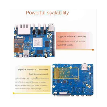 Pre Orange Pi 5 Plus 16GB RAM RK3588 Octa-Core 2.5 G Dual Sieťový Port s PCIE Rozširujúca Doska s Príslušenstvom EÚ Plug