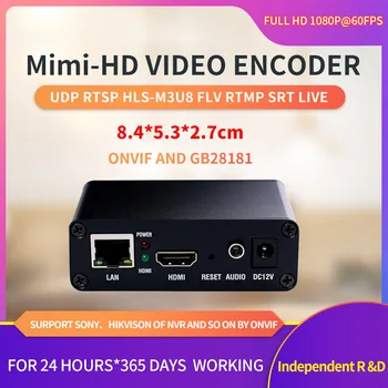 HDMI IP H. 264 H. 265 Video Encoder Podporou UDP SRT FLV RTSP RTMP ONVIF encoder