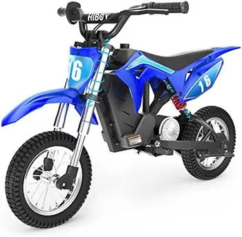 36V Dirt Bike,300W Motocykel - Až 15.5 MPH & 13.7 Km Dlhého doletu,3-Rýchlosti Režimy Motocykel pre Deti vo Veku 3-10