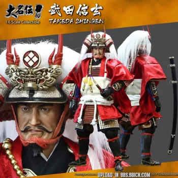 ACI Hračky x Suwahara ACI32SP 1/6 Mužov Vojak Takeda Shingen Japonsku je Známy Politik A Vojenský Stratég 12