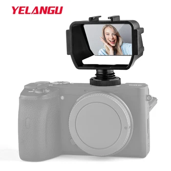 YELANGU Vlog Selfie Flip Obrazovky pre Sony A6000 A6300 A6500 A72 pre Fujifilm XT2 XT3 XT20 XT30 pre Panasonic GX85 pre Nikon Z6 Z7