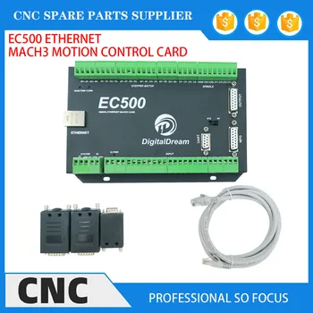 EC500 CNC Ethernet motion controller EC500 3/4/5/6 osi upgrade Mach3 USB motion controller frézka kontroly karty