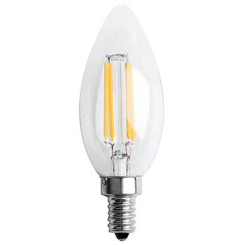 Stmievateľné E12 4W KLASU Edison Plameň Sviečky Žiarovky LED Svetlo, Žiarovka, Žiarivka 10*3,5 cm