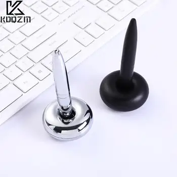 Kovové Stolný/Stolový Guľôčkové Pero S Magnetickým Držiak Na Pero Ploche Pero - Móda Kancelárske Potreby