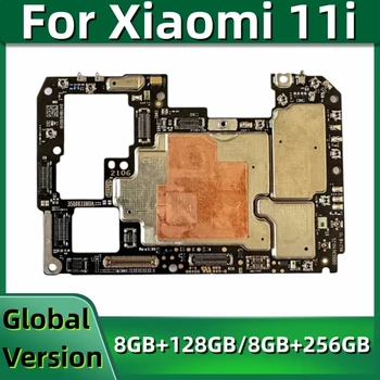 Doska plošného spoja Modulu pre Xiao Mi 11i, MZB0A5EIN, Odomknutý Doske, 128 GB, 256 GB, s Globálnym MIUI Systém