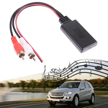 Auto Bezdrôtové Bluetooth Prijímač, Modul AUX Adaptér Hudby Audio Stereo Prijímač Pre 2RCA Rozhranie Vozidiel 12V