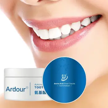 GVA Aminokyseliny, Zubný Prášok na Zuby, Bielenie A Farbenie Odstránenie Svieži Dych, Starostlivosť o Zubné Čistenie Ústnej Hygieny Kefka Nástroj
