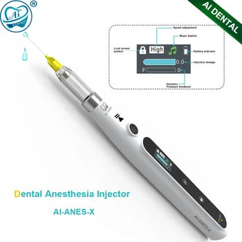 Zubné Ústne Anestézii Injektor Mini Prenosné Bezbolestné Bezdrôtovej Lokálnej Anestézii Zariadenia s LCD Displej, Nabíjateľná