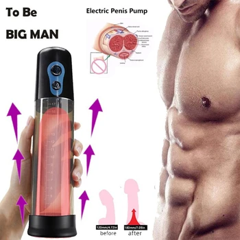 Muž Masturbator Elektrické Penis Čerpadlo, Sexuálne Hračky Pre Mužov Penis Extender Penisu Vákuová Pumpa Na Penis Rozšírenie Enhancer Dick Erekcie