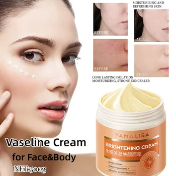 Vazelínou Hydratačné Leštenie Krém na Tvár, telové Mlieko, Bielenie Anti-aging Anti Wrinkle Vyživujú Krásy, Starostlivosť o Pleť Tváre