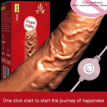 Sexuálne Hračky, Simulácia Penis s guličkami & Skin Vzory Nastaviteľné Vibrácie USB Powered Masturbácia Zariadenia pre Mužov, Ženy