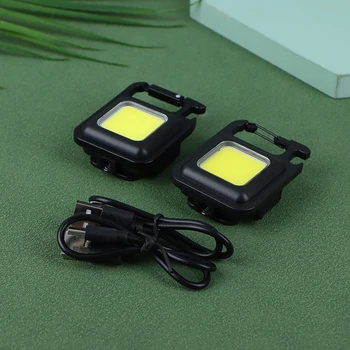 Vonkajšie multifunkčné mini baterka nabíjateľná horolezectvo prenosné aplikácie keychain svetlo magnetické pracovné svetlo