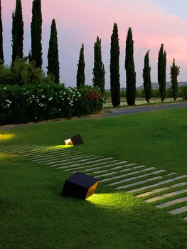 Nízky trávnik osvetlenie, záhradné osvetlenie, villa terasy, vonkajšie osvetlenie, pouličné osvetlenie