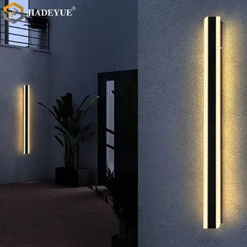 Moderné vonkajšie vodotesný LED dlho nástenné svietidlo IP65 záhradu, balkón dekorácie vonkajšie osvetlenie 110V 220V