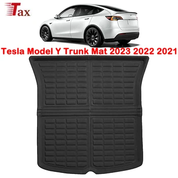 Tesla Model Y batožinového priestoru Mat 2023 2022 2021 - Všetky Počasie batožinového priestoru Liner - Premium 3D Vodotesné batožinového priestoru Cargo Vložky Bez Loga