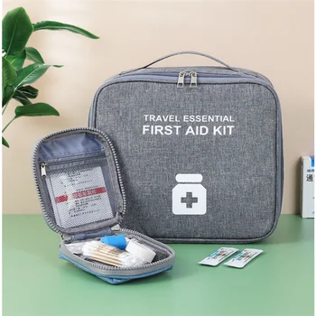 Mini Prenosné Medicíny Skladovanie Taška Cestovná Lekárnička Medicíny Tašky Organizátor Camping Vonkajšie Núdzové Prežitie Taška Pilulku Prípade