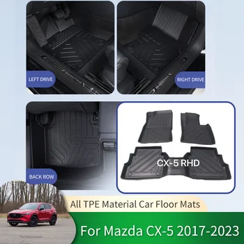 RHD Plný Priestorový Nepremokavé Non-slip Podlahové Rohože Ochranné Fólie Nohy Koberec pre Mazda CX-5 CX5 CX 5 KF MK2 2017~2023 2022 2021