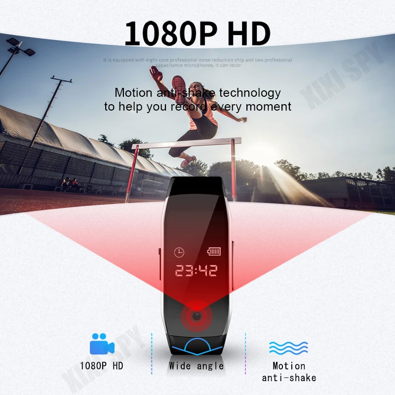Mini bezdrôtové kamery sledovať 1080P HD DV hlasový záznamník watch professional počúvanie vzdialenosť diskrétne kamery
