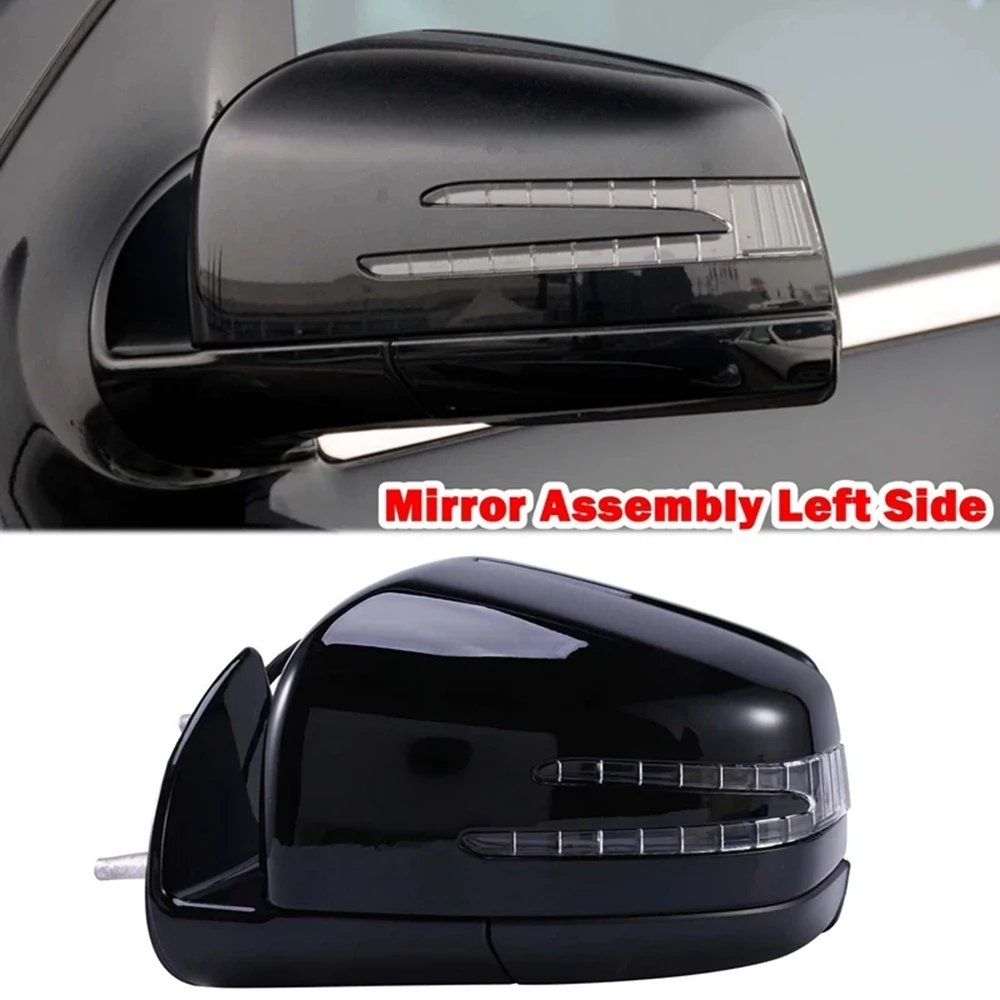Auto Power Spätné Zrkadlo Bočné Dvere Zrkadlo Montáž Black pre Mercedes Benz W164 X164 ML, GL Cl 2005-2011