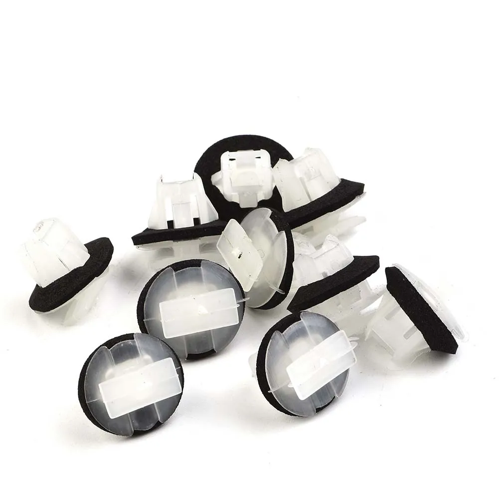 Bočné Klipy Parapet White & Black 10pcs Nastaviť Pre Honda, Tvarovanie Plastov Príslušenstvo Súpravy Časti Praktické Náhradné