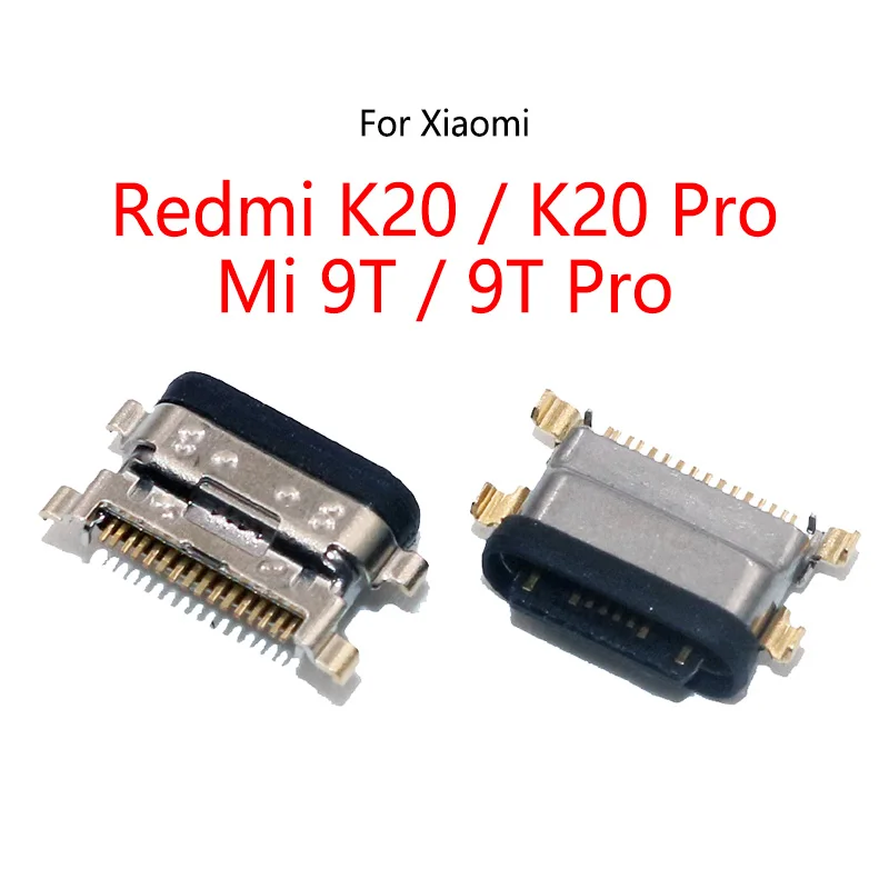 2 KS/Veľa Pre Xiao Redmi K20 Pro / Mi 9T Pro Global USB Nabíjací Dok Poplatok Socket Port konektor typu Jack Konektor