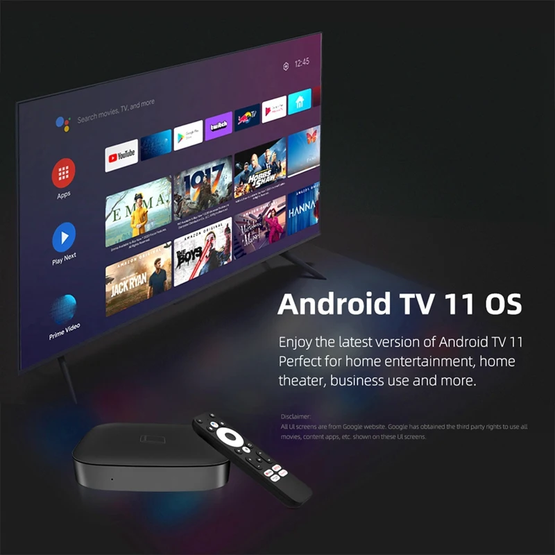 Pre Android 11 TV Box Hako Pro Certifikované spoločnosťou Google 2+16GB RAM 4K Pre Netflix HD Streaming Media Player, 5G