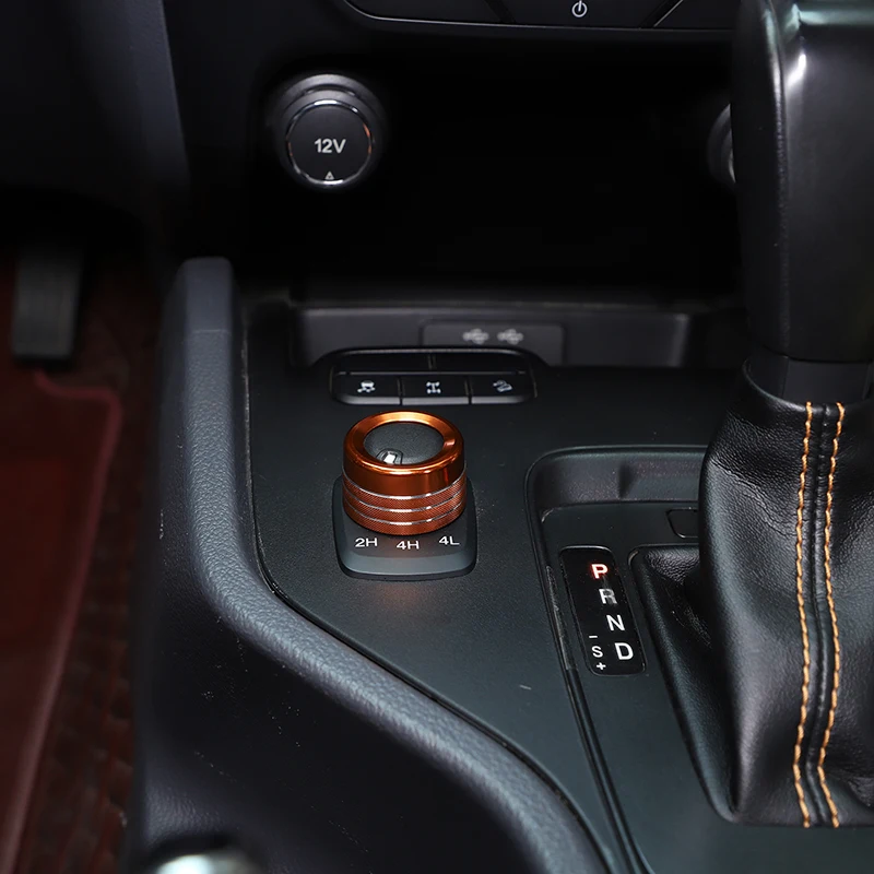 Pre Ford Ranger 2015-21 Auto Spínač Svetlometov Dekorácie Krúžok Four Wheel Drive Gombík Výbava Kryt Z Hliníkovej Zliatiny Príslušenstvo