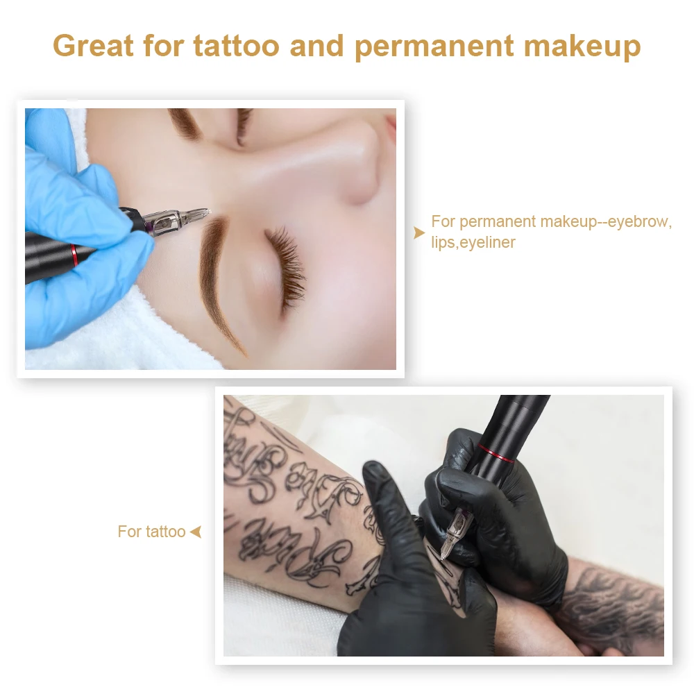 Profesionálne Rotačné Tetovanie Pero Stroj Tichý Swiss Motorových Tetovanie Zbraň Permanentný Make-up Stroj pre Tattoo Umelci a Začiatočníkov